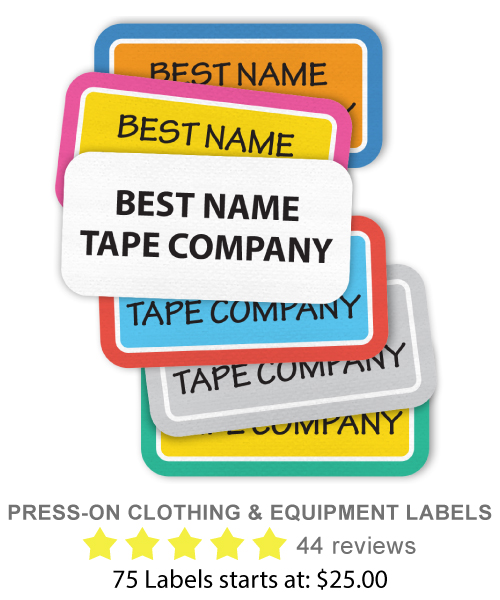 Press-On Clothing and Equipment Labels